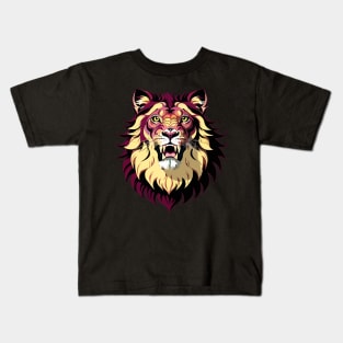 Urban Streetwear Lion's Head Kids T-Shirt